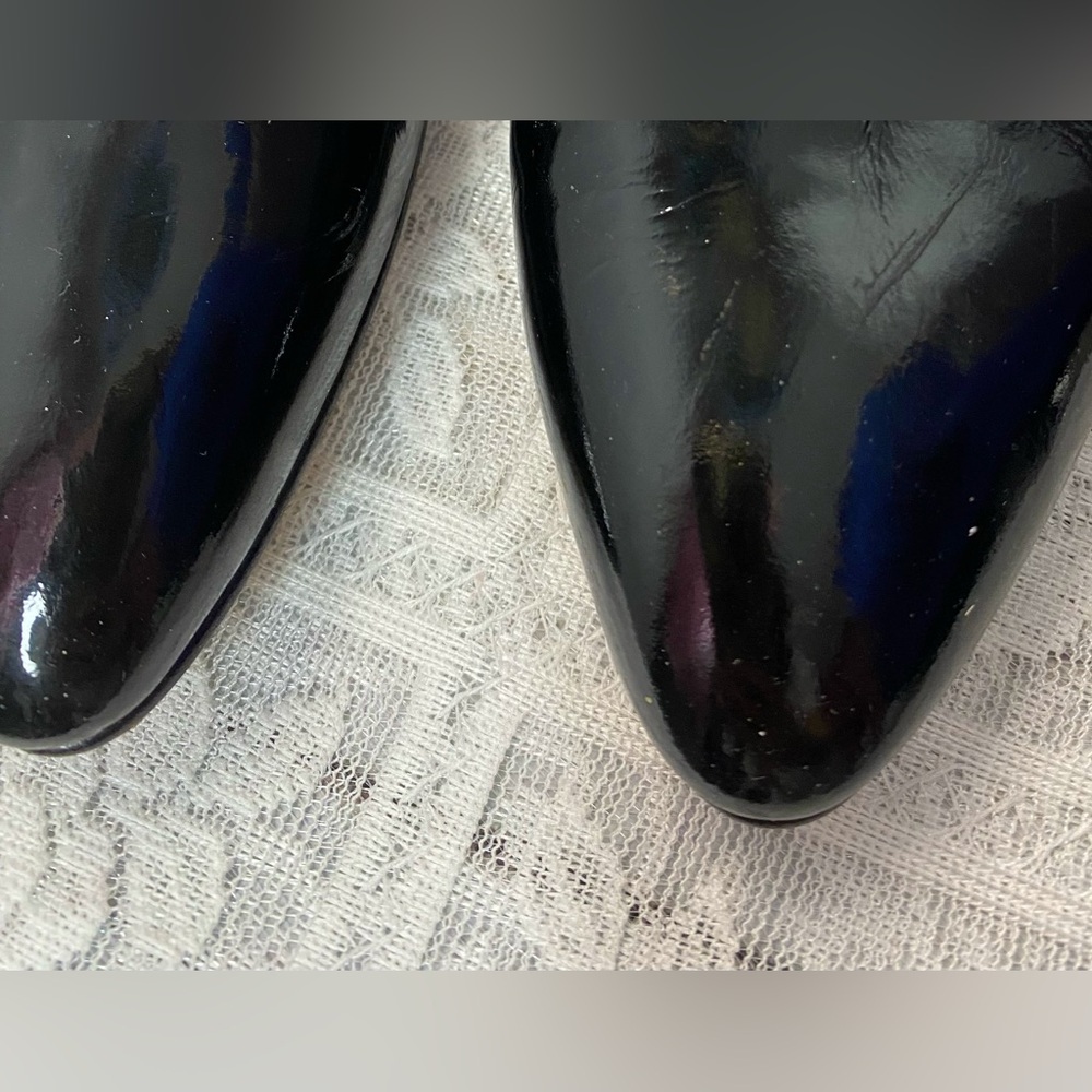 🌹 Perry Ellis 🌹 Patent Leather Flat Pumps 8AA - Picture 9 of 9